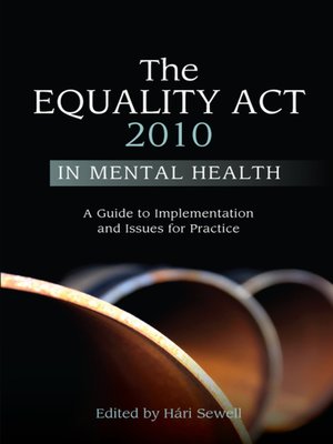 cover image of The Equality Act 2010 in Mental Health